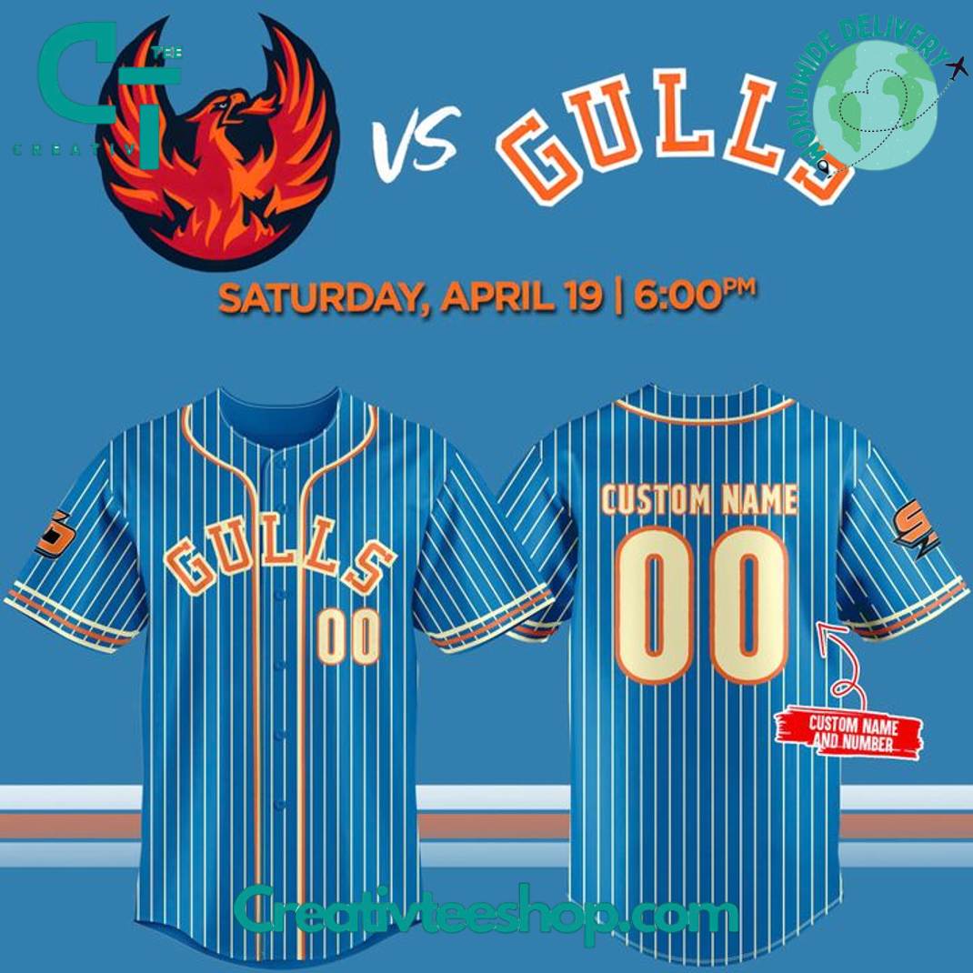 San Diego Gulls Appreciation Night Special Baseball Jersey