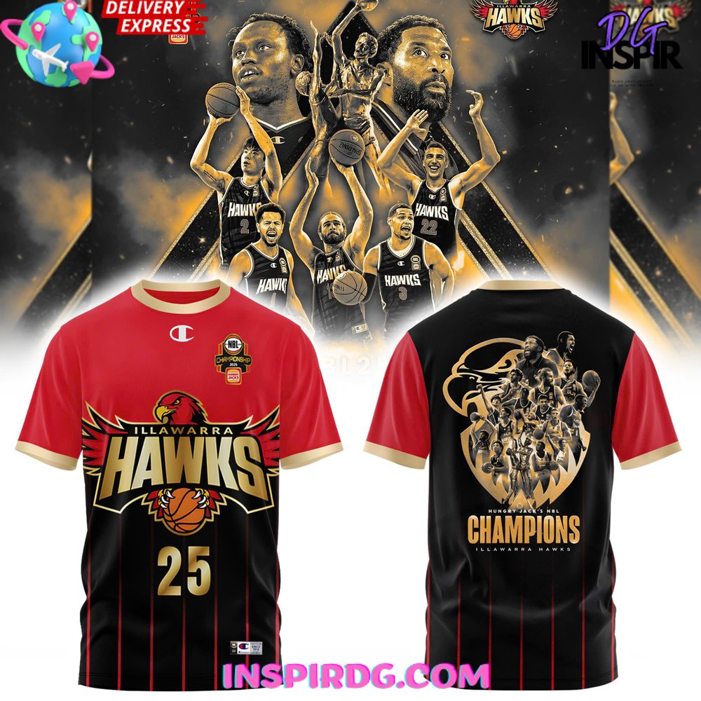 Illawarra Hawks Nbl Championship 2025 T-Shirt