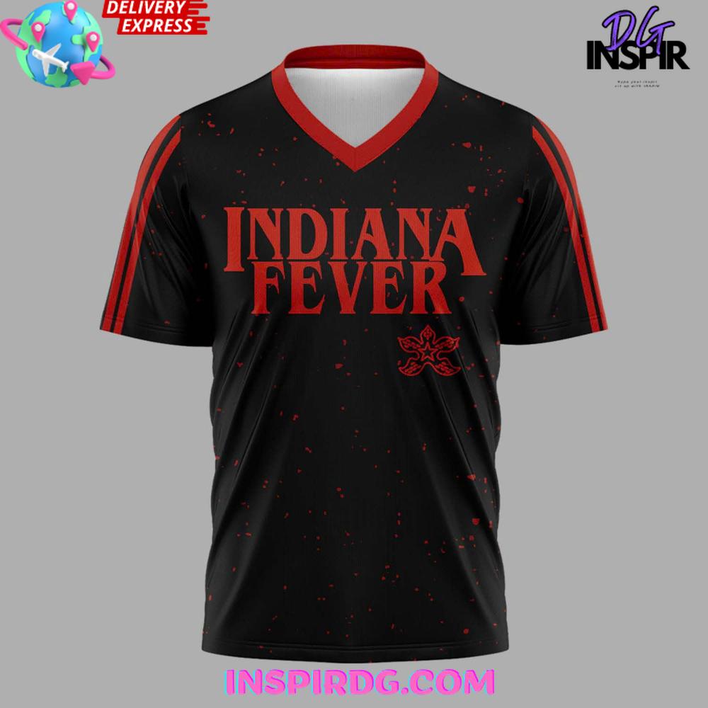 Indiana Fever Stranger Things Limited Edition T-Shirt - Image 2