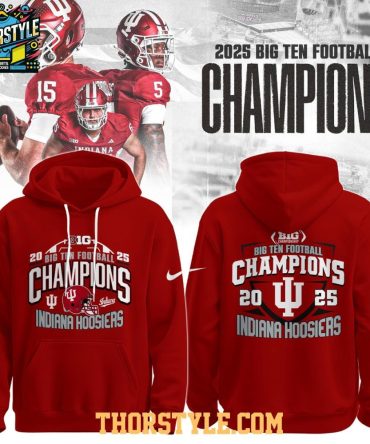 Indiana Hoosiers Big Ten Football Conference Champions 2025 Hoodie T-Shirt