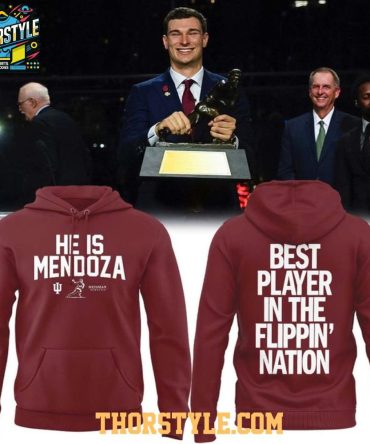 Indiana Hoosiers He Is Mendoza 2025 Best Player Flippin' Nation Hoodie T-Shirt