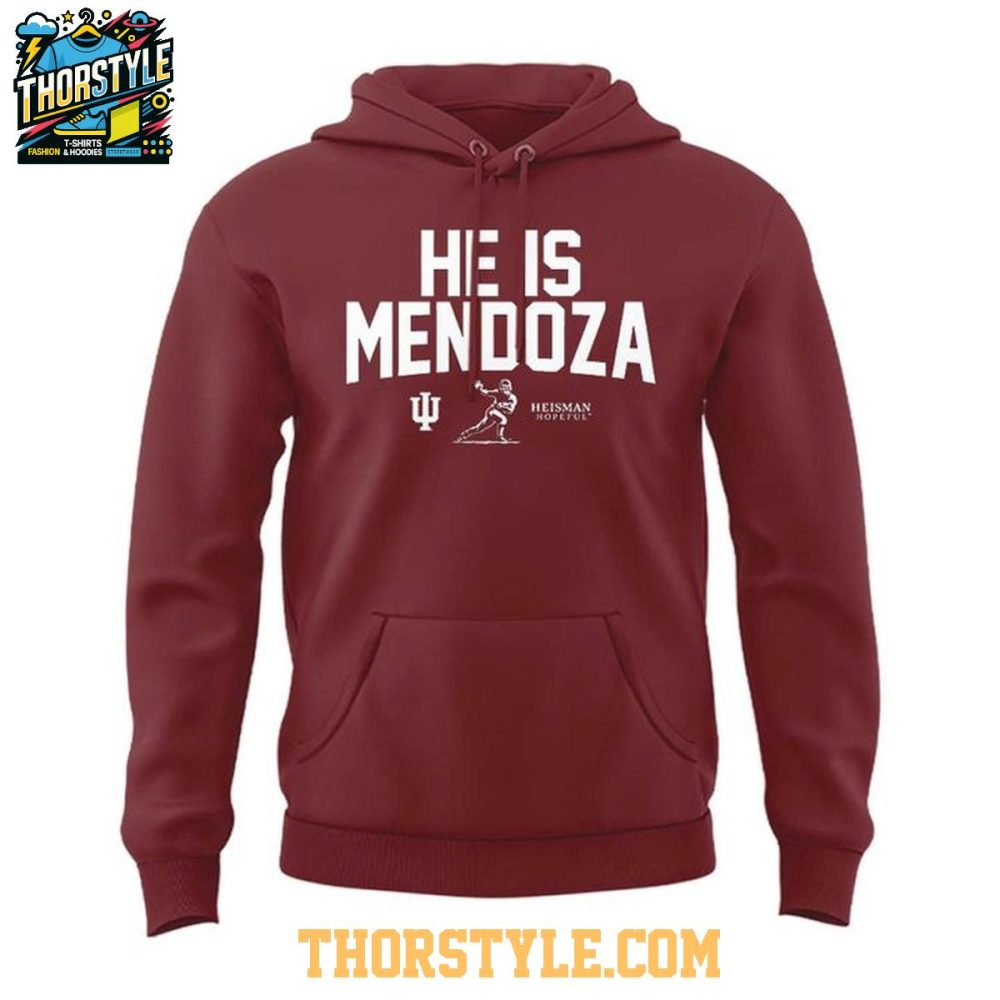 Indiana Hoosiers He Is Mendoza 2025 Best Player Flippin' Nation Hoodie T-Shirt - Image 2