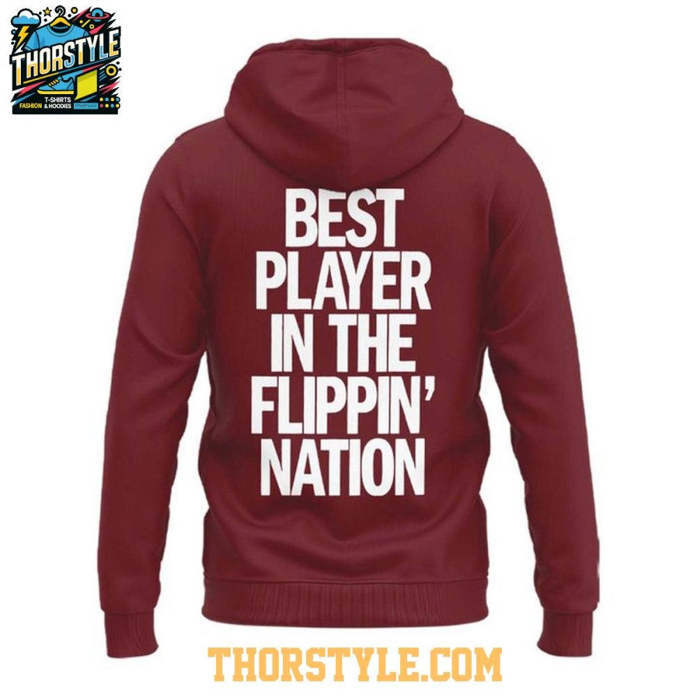 Indiana Hoosiers He Is Mendoza 2025 Best Player Flippin' Nation Hoodie T-Shirt - Image 3