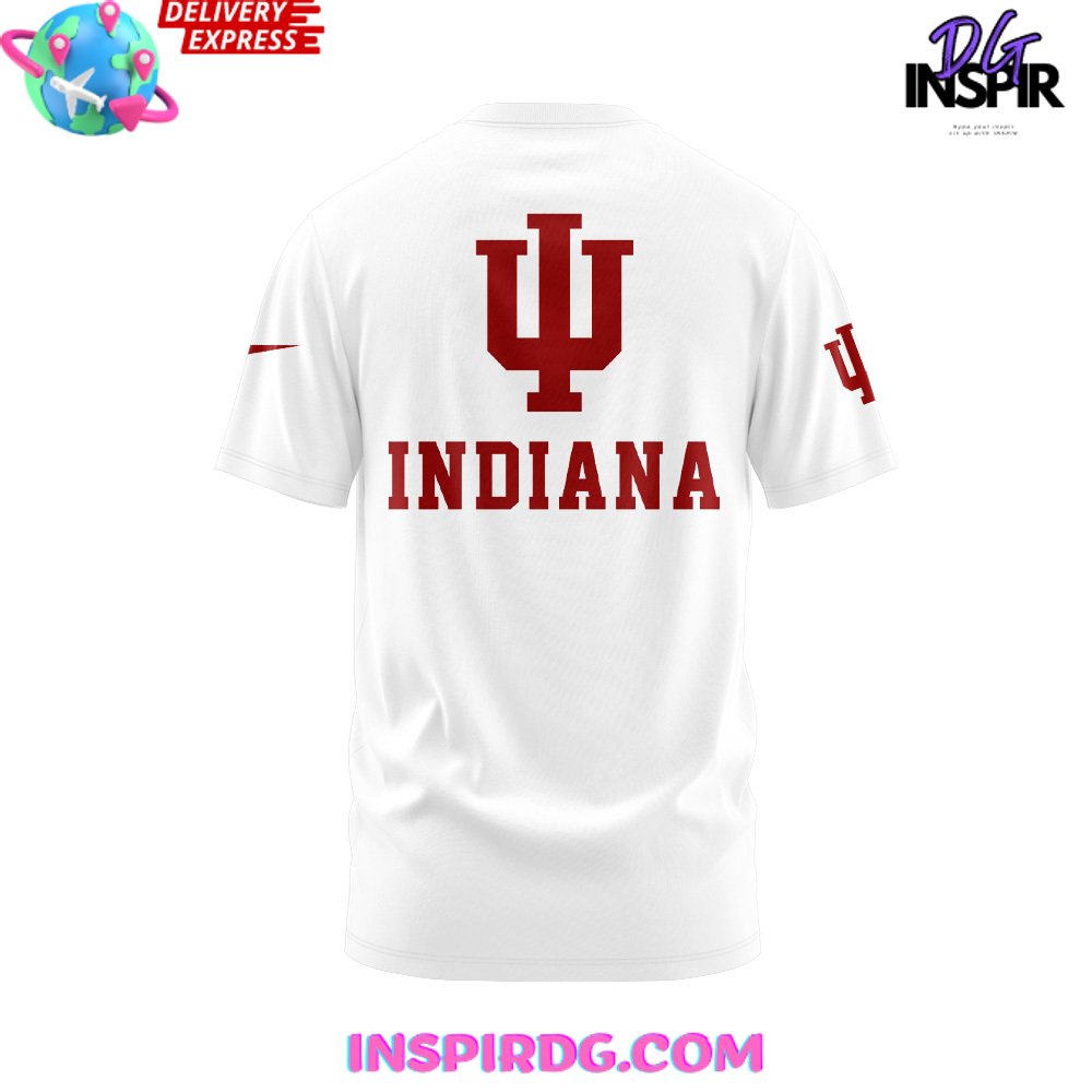 Indiana Hoosiers Vs Everybody Special White T-Shirt - Image 3