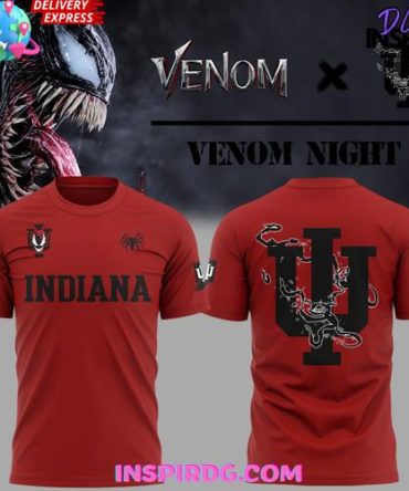 Indiana Hoosiers X Venom Night 2025 Special T-Shirt
