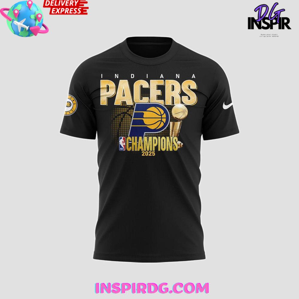 Indiana Pacers 2025 Nba Champions Celebration Shirt Collection - Image 8