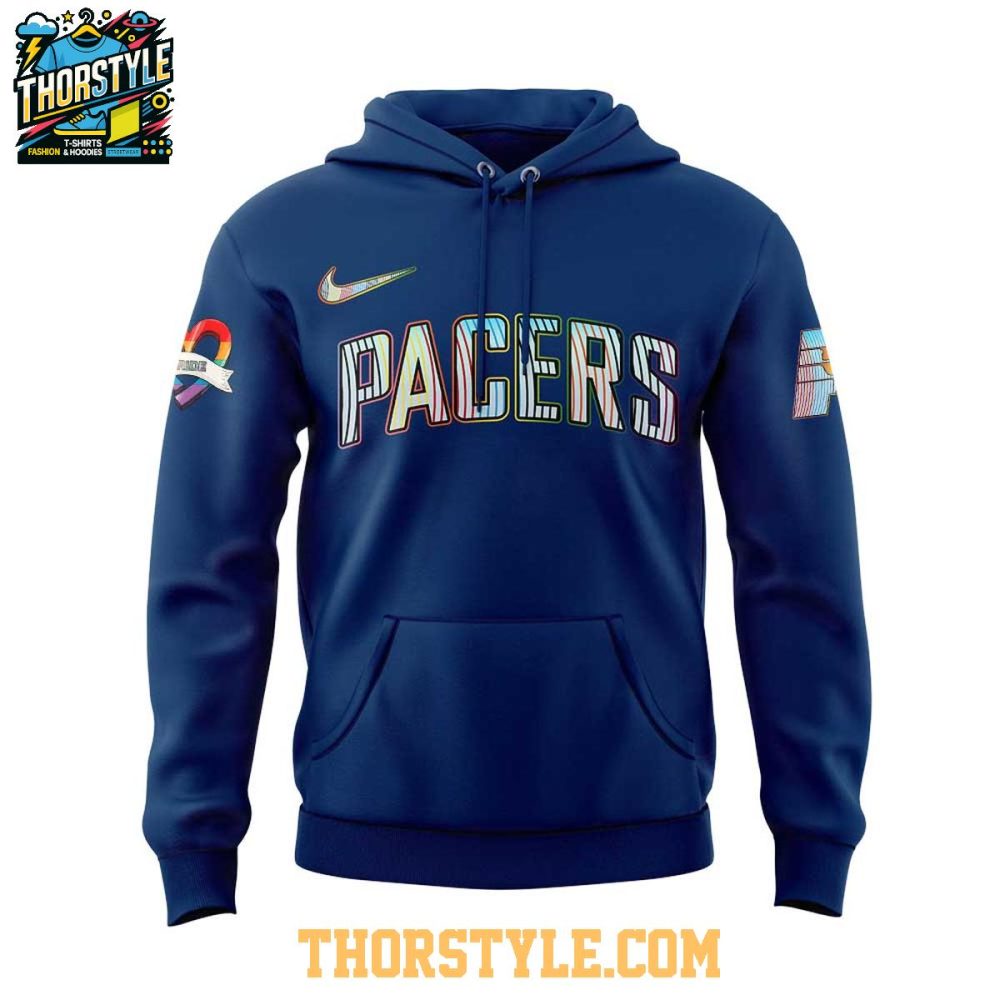 Indiana Pacers Lgbtq Pride 2025 Be The Proud Hoodie T-Shirt - Image 2
