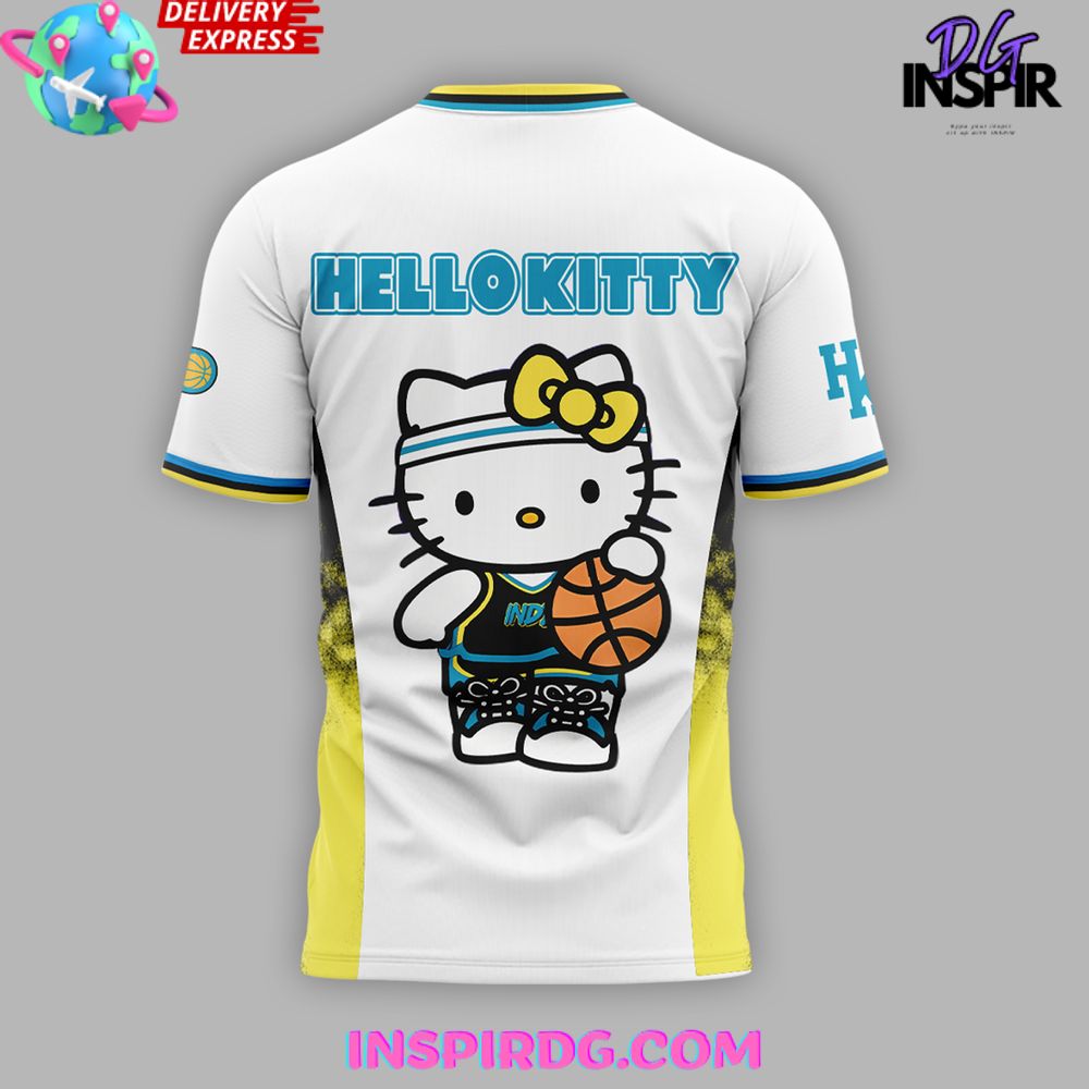 Indiana Pacers X Hello Kitty Night Performance T-Shirt - Image 3