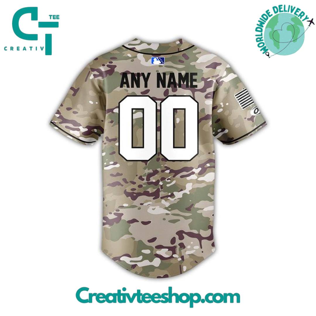 Indianapolis Indians X 2025 Memorial Day Camo Personalized Baseball Jersey - Image 3