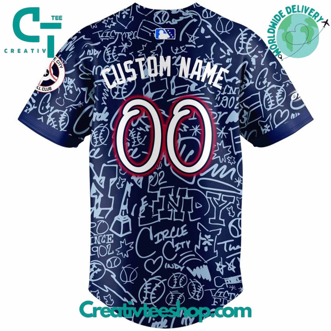 Indianapolis Indians X 2025 Music City Night Personalized Baseball Jersey - Image 3