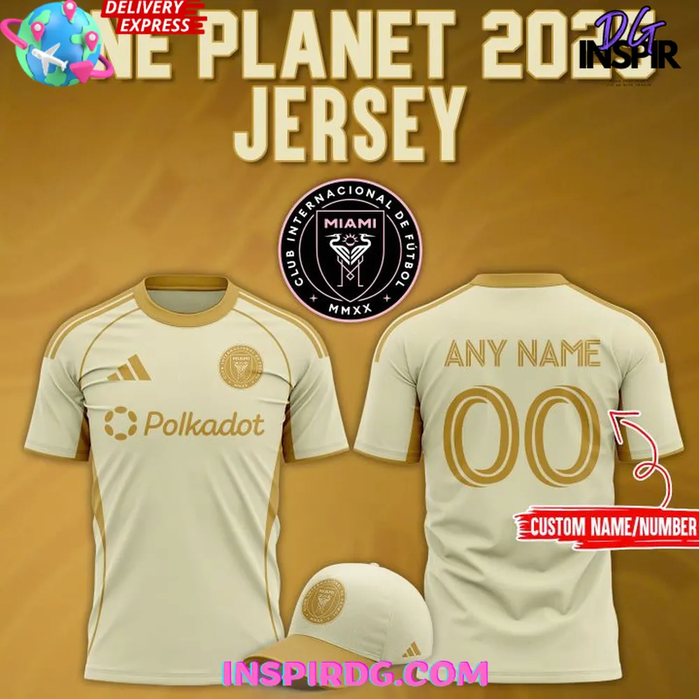 Inter Miami Cf X One Planet Collections 2025 T-Shirt