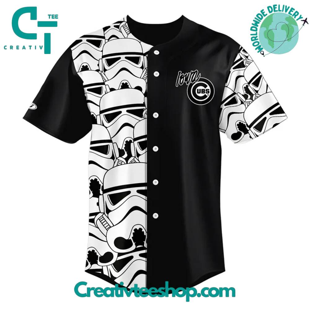 Iowa Cubs Star Wars Night Special Baseball Jersey - Image 2