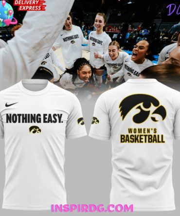 Iowa Hawkeyes Nothing Easy Special White T-Shirt