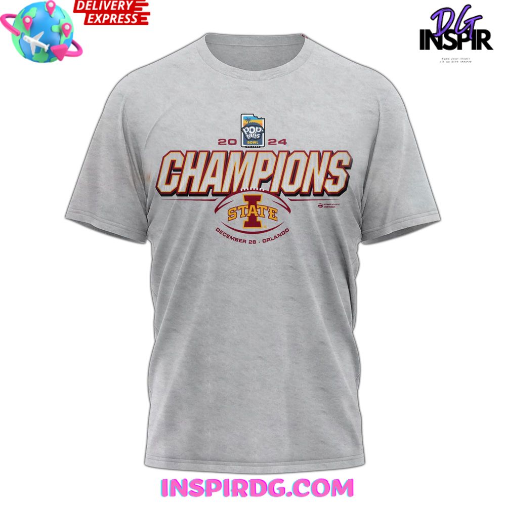 Iowa State Pop Tarts Bowl Champions 2024 T-Shirt - Image 2