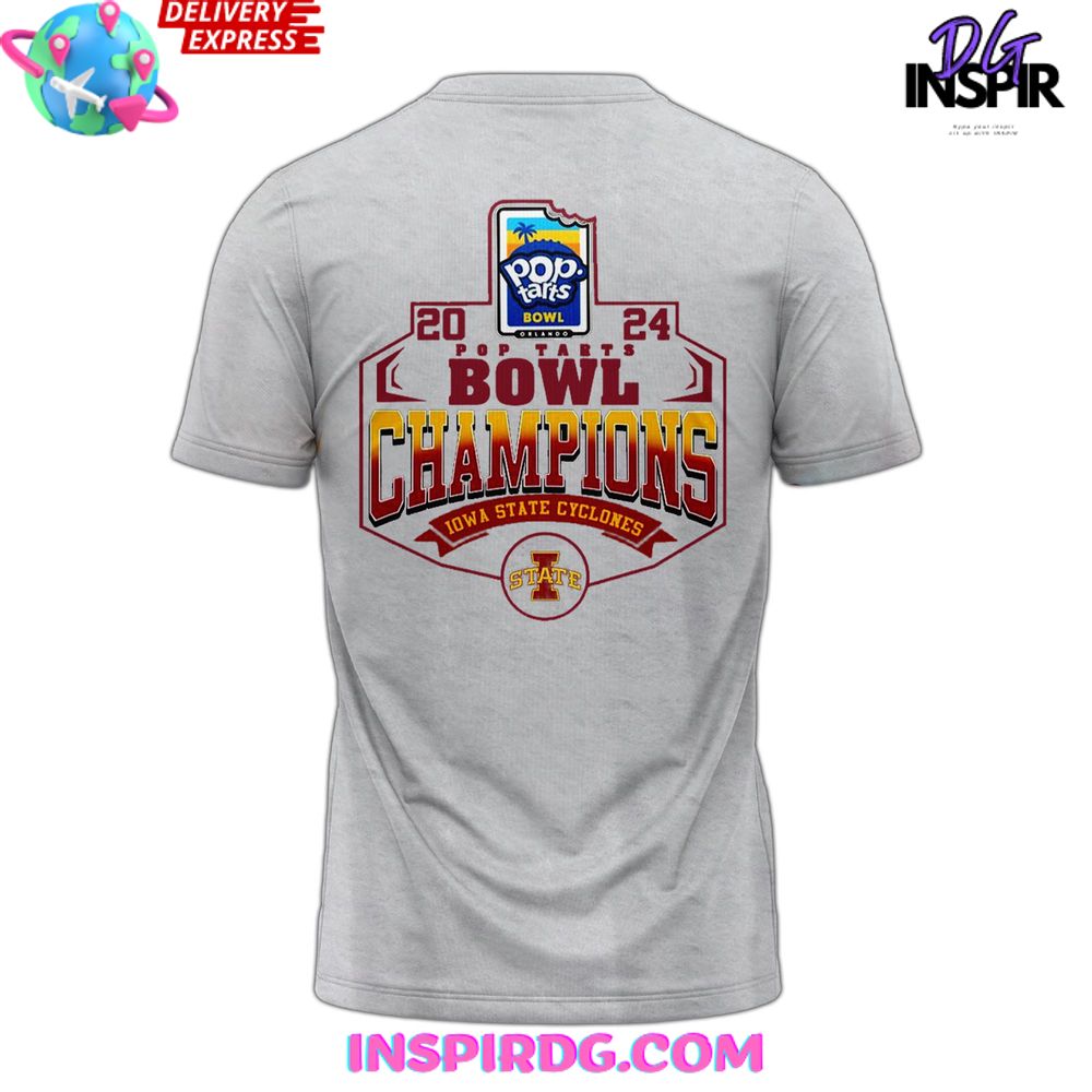 Iowa State Pop Tarts Bowl Champions 2024 T-Shirt - Image 3