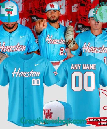 Houston Cougars Special New 2025 Blue Jersey