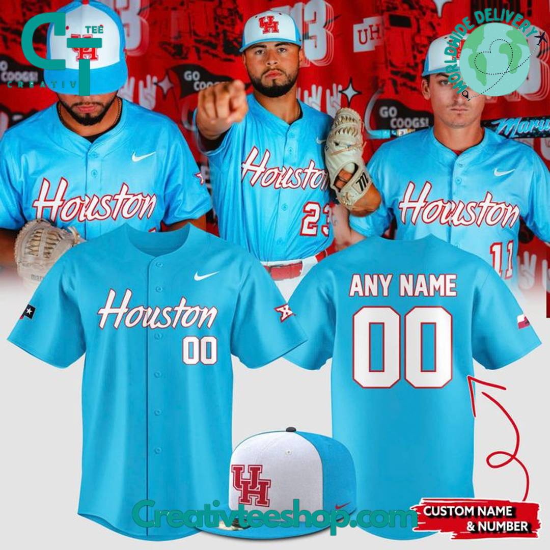 Houston Cougars Special New 2025 Blue Jersey