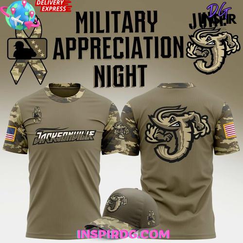 Jacksonville Jumbo Shrimp Military Appreciation Night Custom Shirt Collection - Image 4