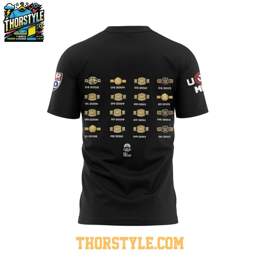 John Cena Hustle Loyalty Respect And His Favorite 2025 Hoodie T-Shirt - Image 6