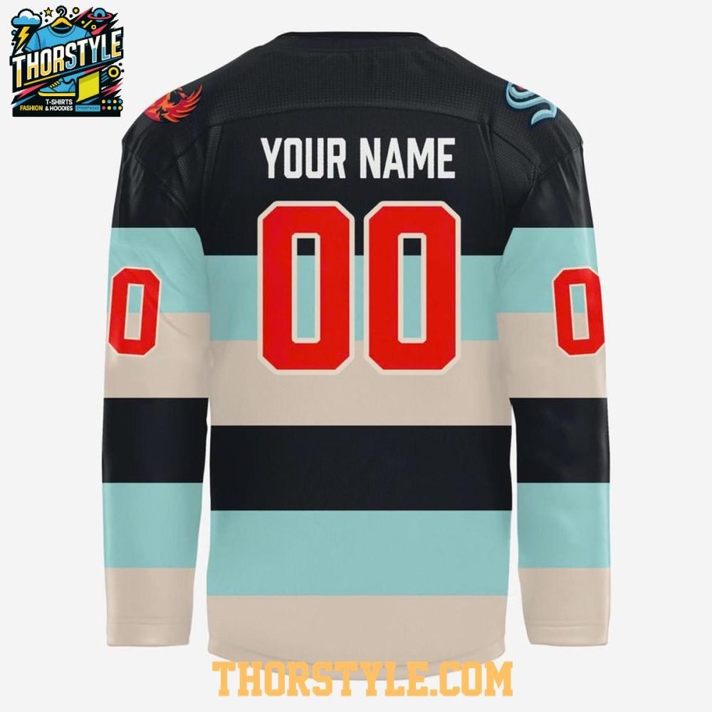 Kansas City Mavericks X Classic Night Throwback 2026 Personalized Hockey Jersey - Image 3