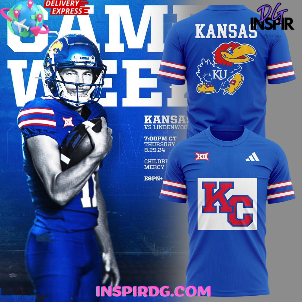 Kansas Jayhawks Football Kc 2024 T-Shirt