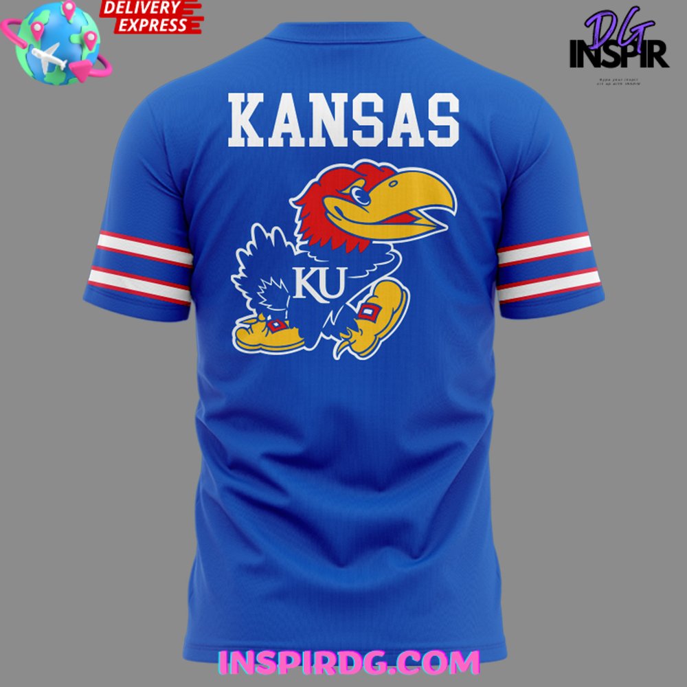 Kansas Jayhawks Football Kc 2024 T-Shirt - Image 3