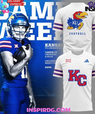 Kansas Jayhawks Football Kc 2024 White T-Shirt