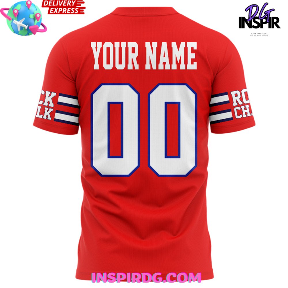 Kansas Jayhawks Rock Chalk Football 2024 T-Shirt - Image 3