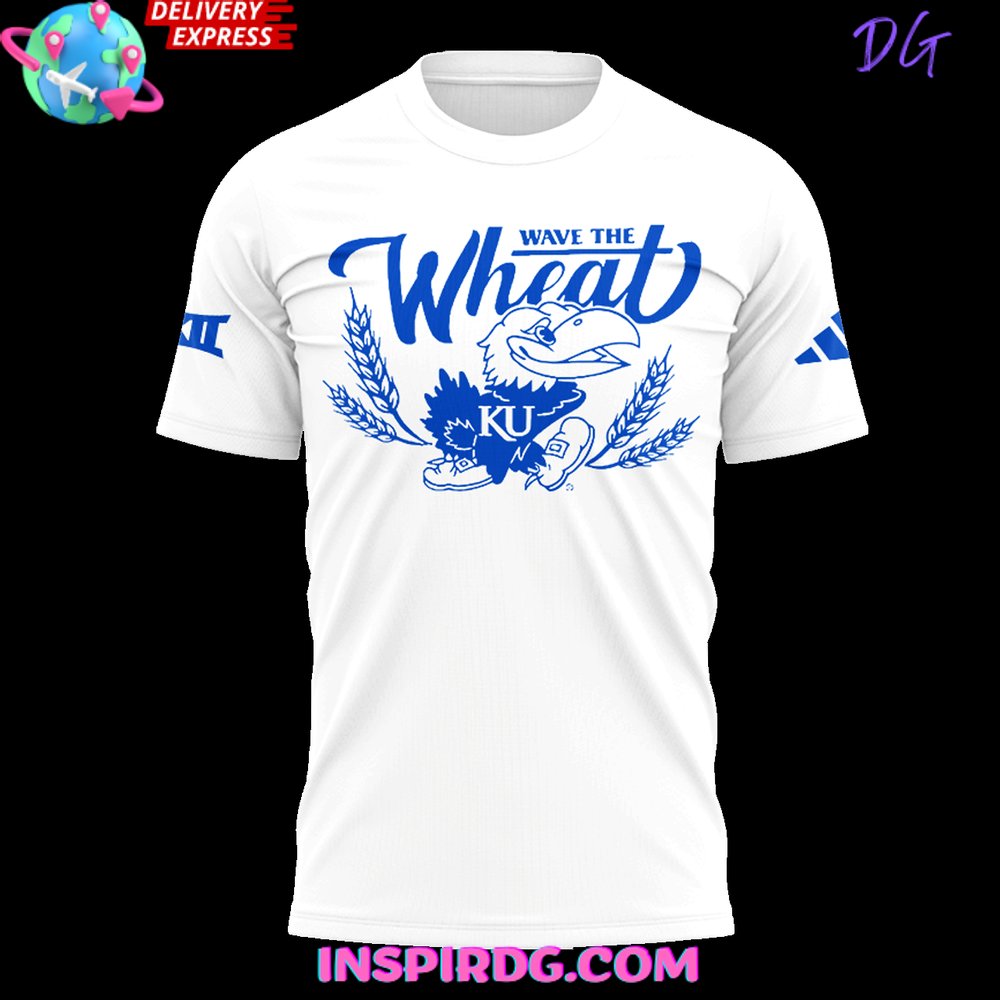 Kansas Jayhawks Wave The Wheat T-Shirt - Image 2