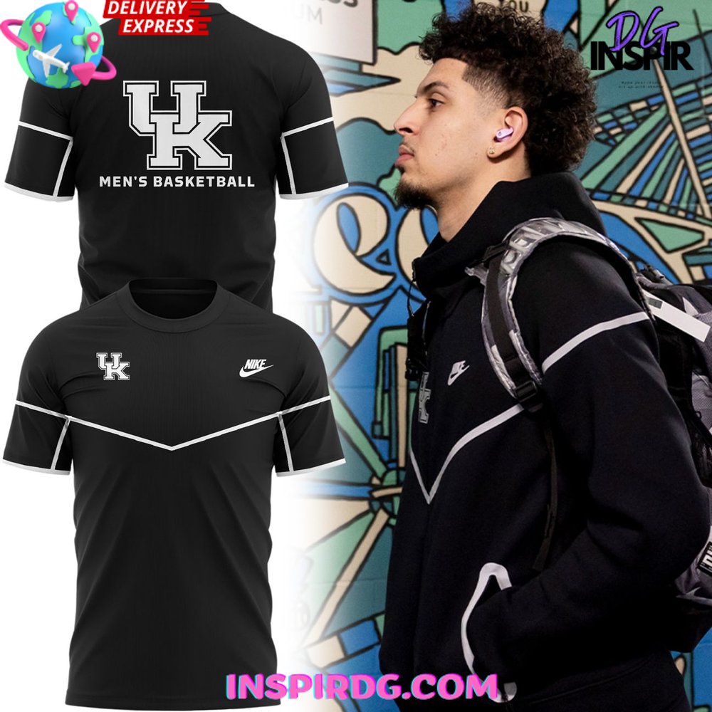 Kentucky Wildcats Men’S Basketball Nike Black T-Shirt