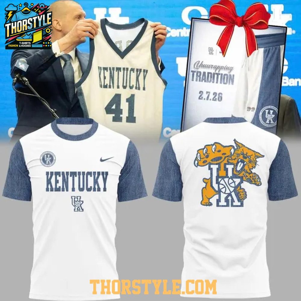 Kentucky Wildcats Unwrapping Tradition 2026 Basketball Hoodie Shirts - Image 2