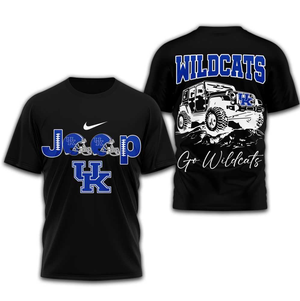 Kentucky Wildcats , Premium Ncaa Jeep 3D Shirt