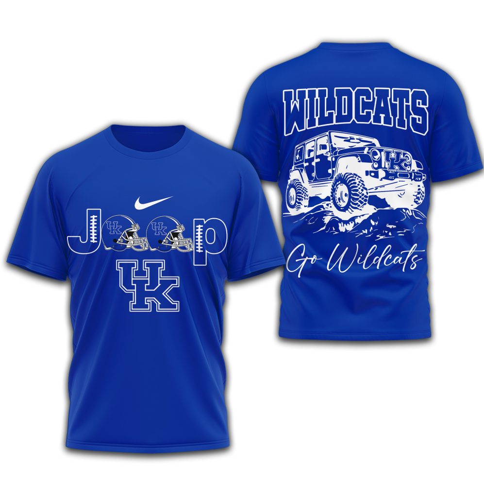 Kentucky Wildcats , Premium Ncaa Jeep 3D Shirt