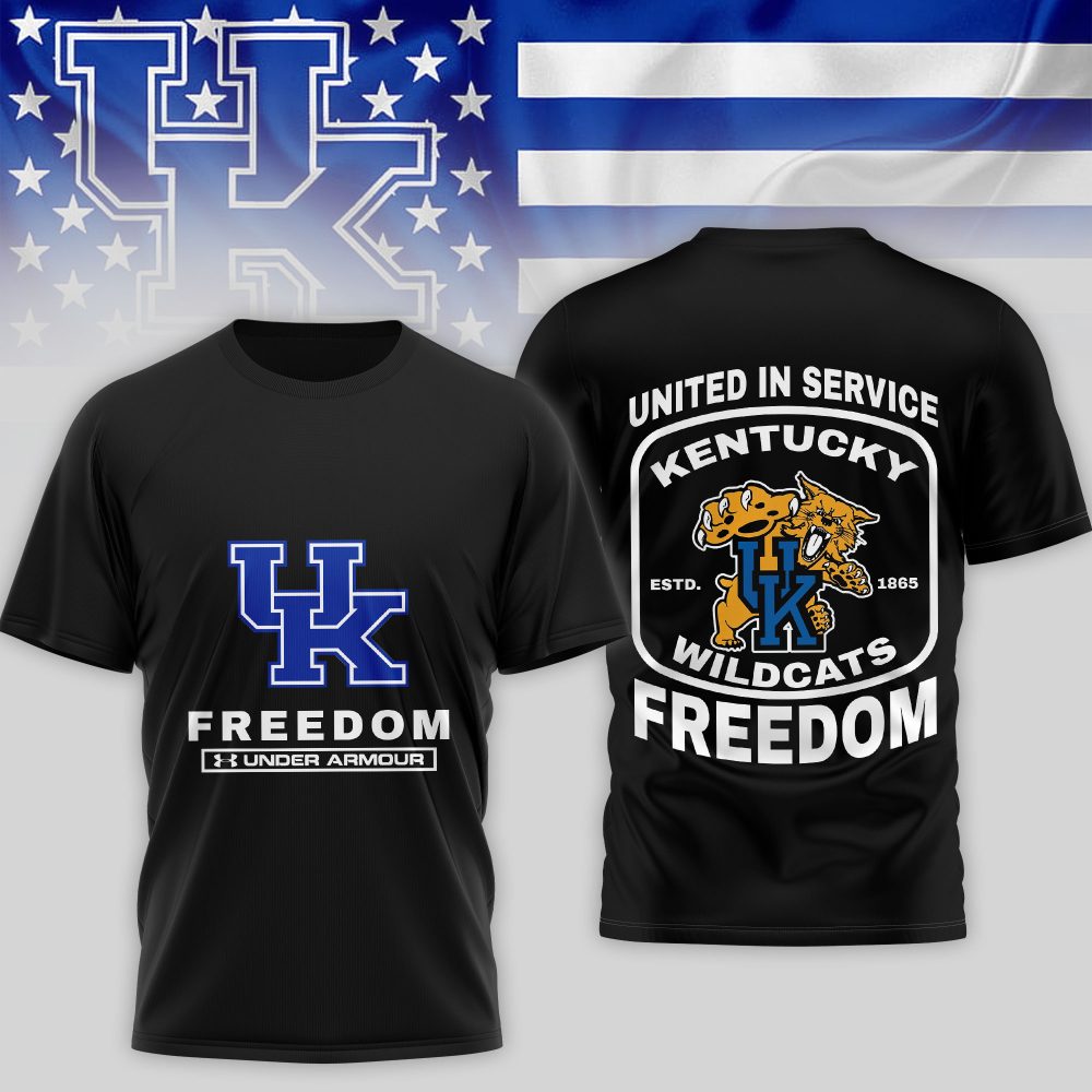 Kentucky Wildcats , Premium Ncaa United In Service 3D Shirt