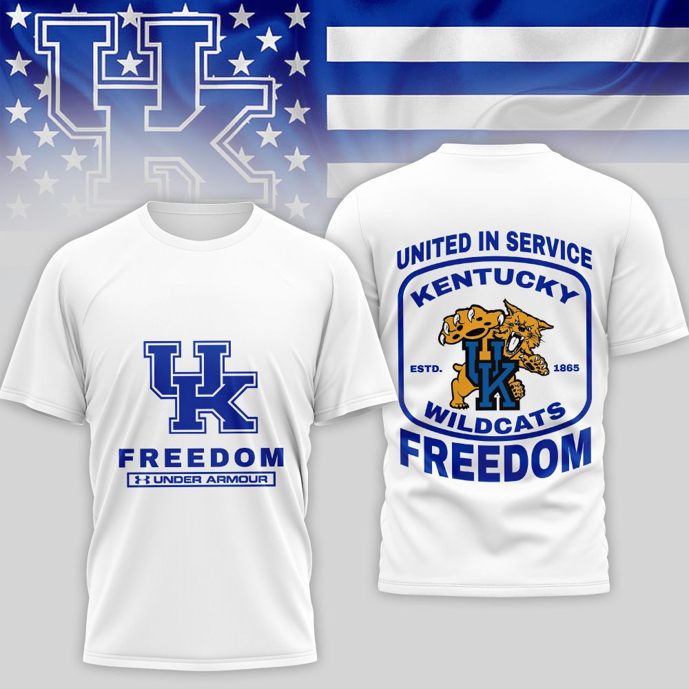 Kentucky Wildcats , Premium Ncaa United In Service 3D Shirt