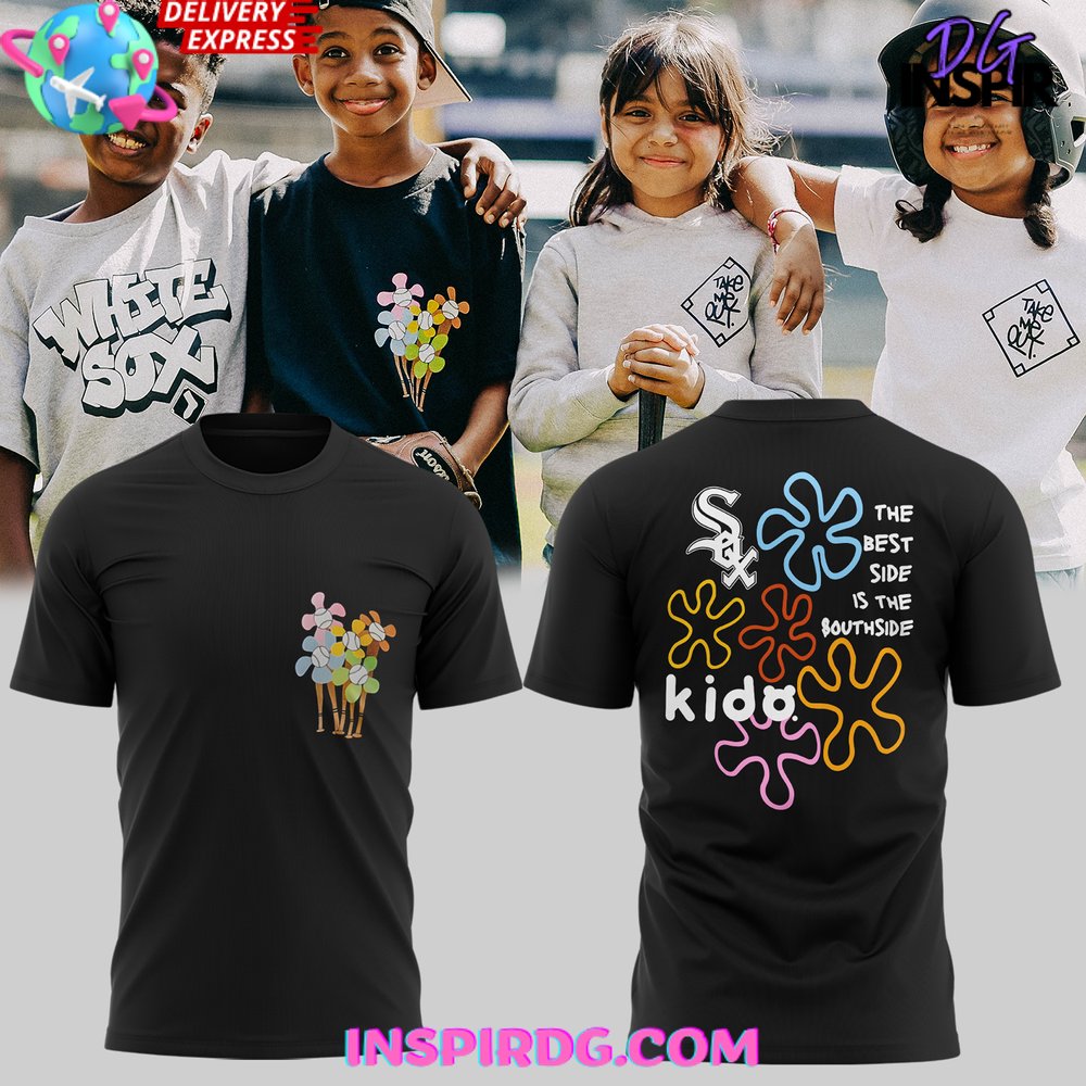 Kido X Chicago White Sox 2024 Black T-Shirt