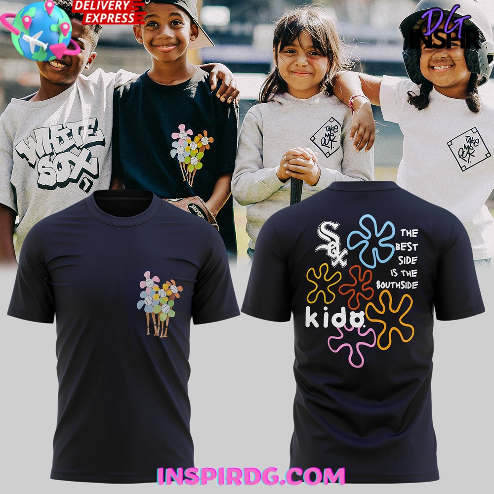 Kido X Chicago White Sox 2024 Navy T-Shirt