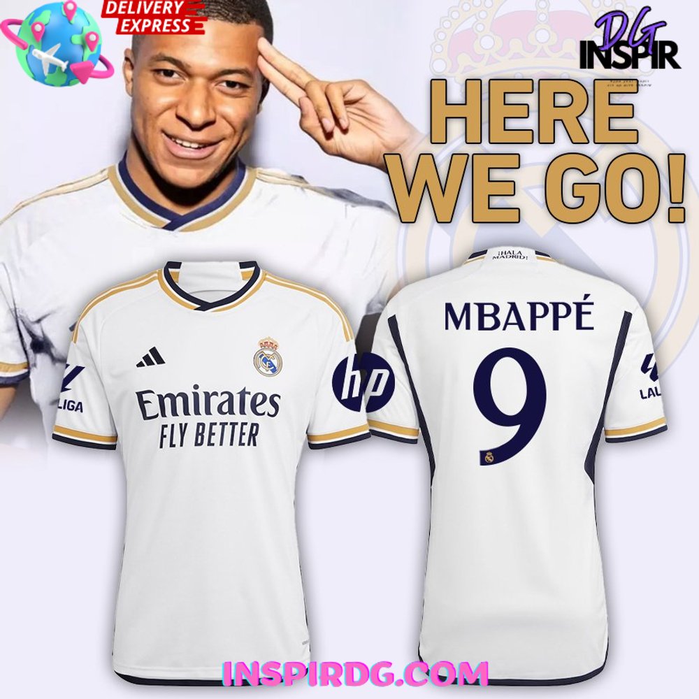 Kylian Mbappe Real Madrid Limited Edition T-Shirt
