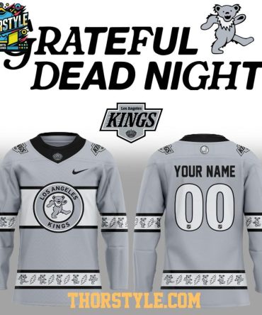 La Kings 2026 Grateful Dead Night 2026 Personalized Hockey Jersey