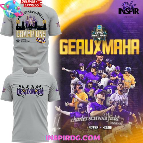 Lsu Tiger X Geauxmaha Special T-Shirt