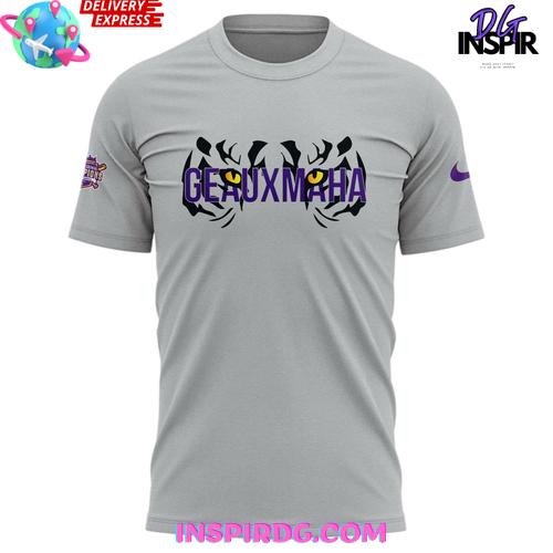 Lsu Tiger X Geauxmaha Special T-Shirt - Image 2