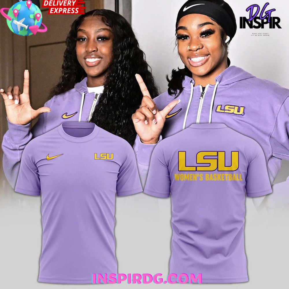 Lsu Tigers Women'S Basketball 2025 Purple T-Shirt