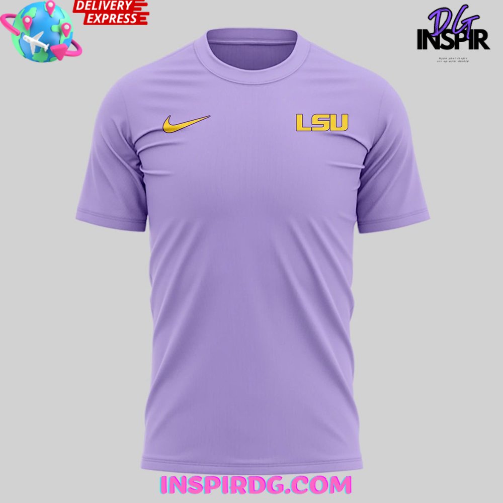 Lsu Tigers Women'S Basketball 2025 Purple T-Shirt - Image 2