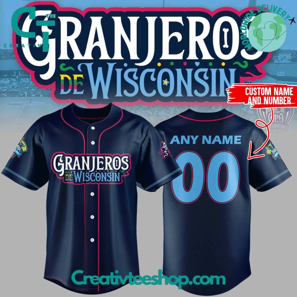 Wisconsin Timber Rattlers Los Granjeros De Wisconsin Baseball Jersey