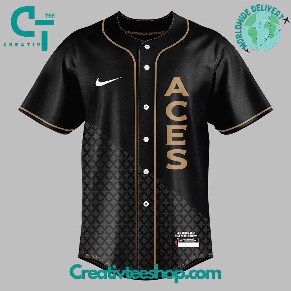Las Vegas Aces All In Baseball Jersey - Image 2