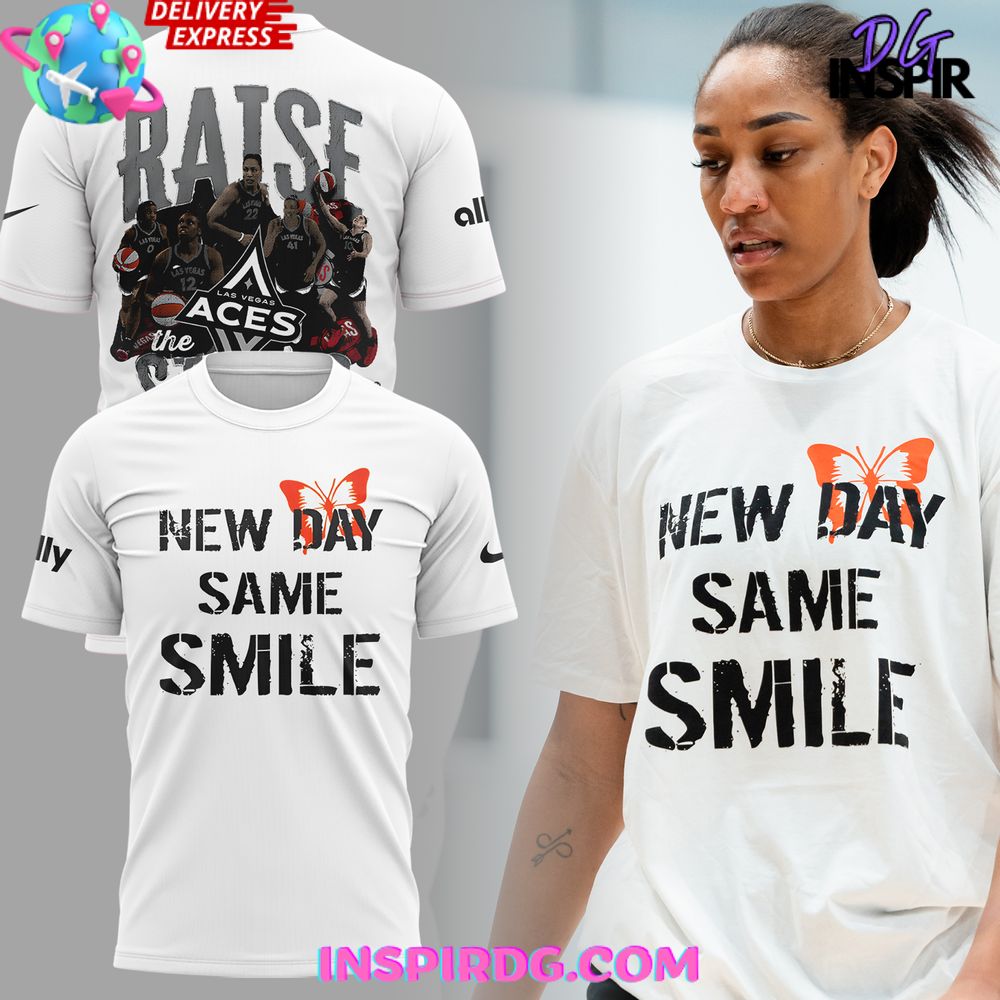 Las Vegas Aces New Day Same Smile 2024 T-Shirt