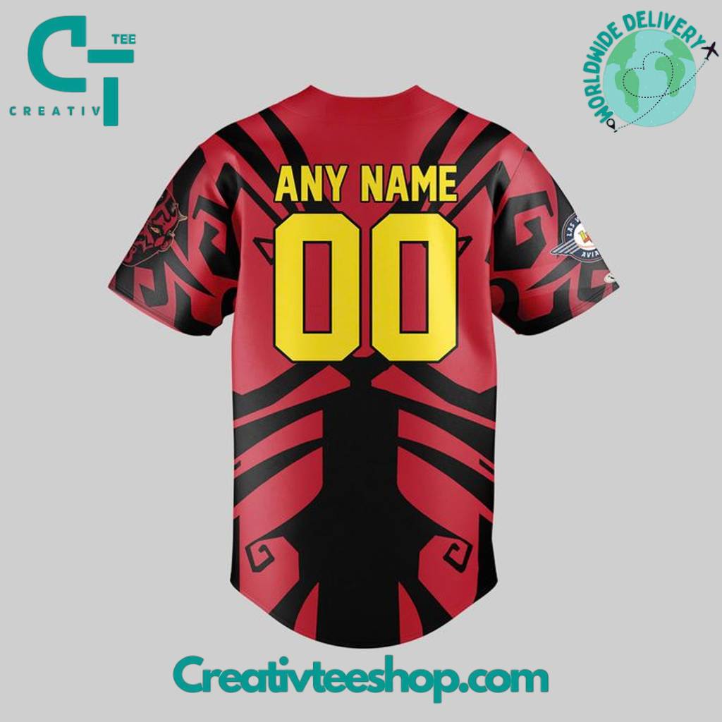 Las Vegas Aviators X Star Wars Night 2025 Personalized Baseball Jersey - Image 3