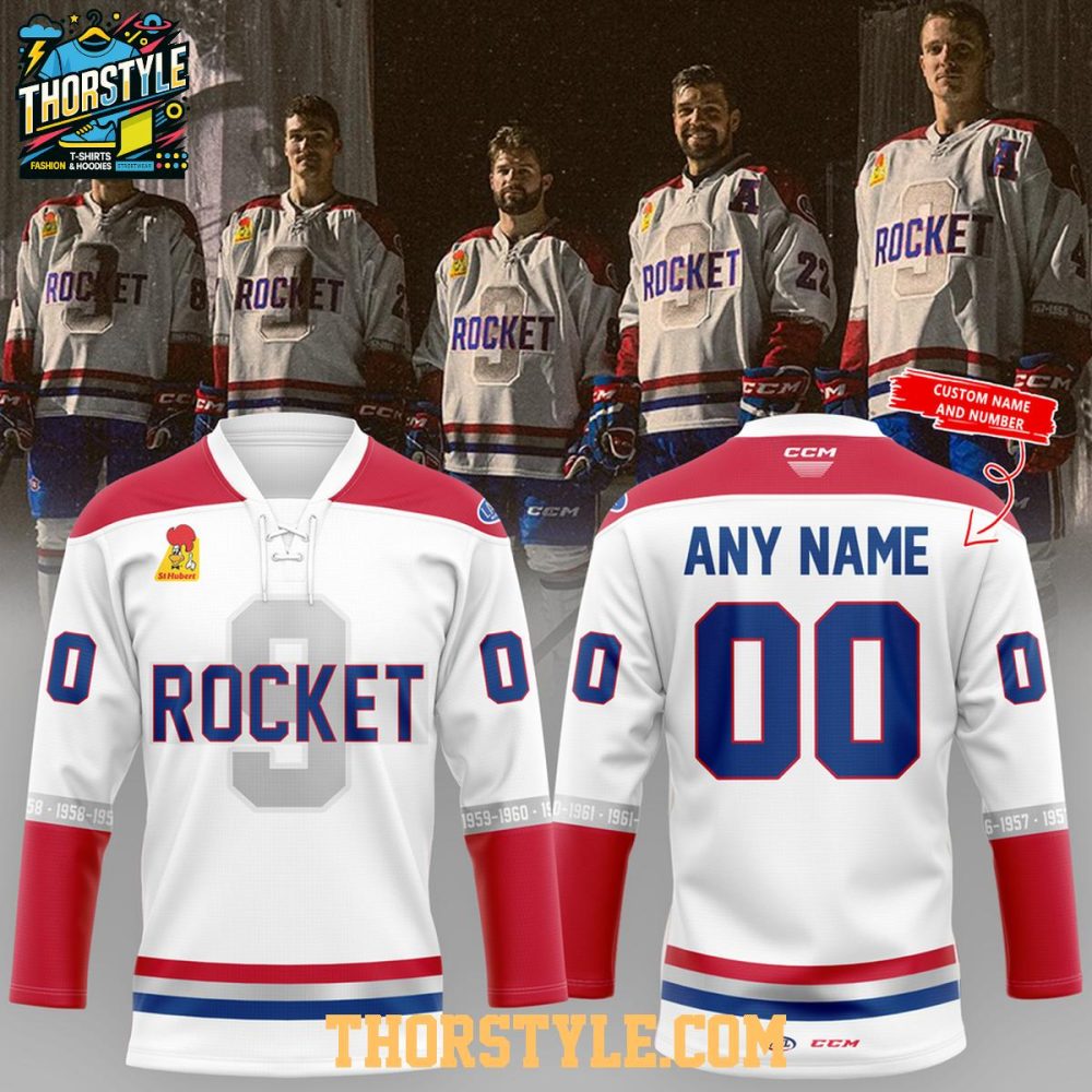 Laval Rocket Maurice Richard Tribute Night 2026 Personalized Hockey Jersey