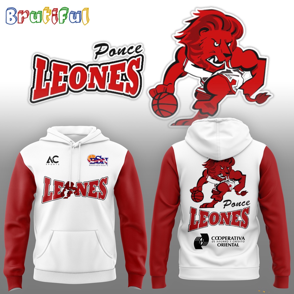 Leones De Ponce Bsn Puerto Rico 2024 Basketball Hoodie