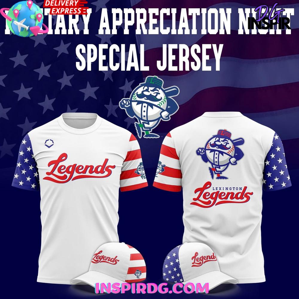 Lexington Legends Military Appreciation Night 2025 T-Shirt